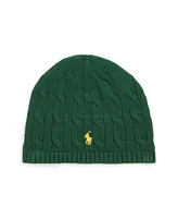 Polo Ralph Lauren Little and Toddler Boys Cable-Knit Cotton Hat