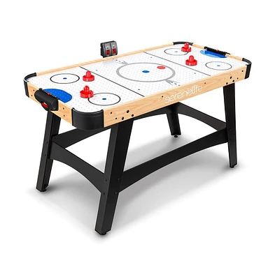 SereneLife 54" Air Hockey Table with Digital Led Scoreboard, 12V Fan Motor, and Pucks