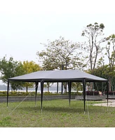 Slickblue 10'x20' Outdoor Party Tent - Includes 6 Removable Sidewalls for Versatile Event Coverage