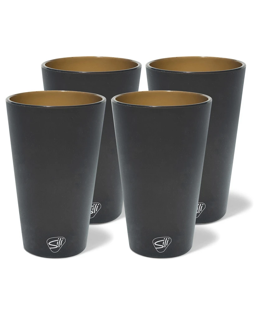 Pint Glasses: 4 pk - Smoke