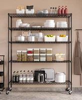 Seville Classics UltraDurable 5-Tier Steel Wire Shelving System