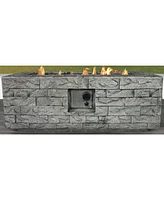 Mondawe Fiber Reinforced Concrete Propane/Natural Gas Fire pit table