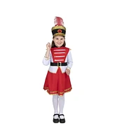 Dress Up America Drum Majorette Dress & Hat Costume Set