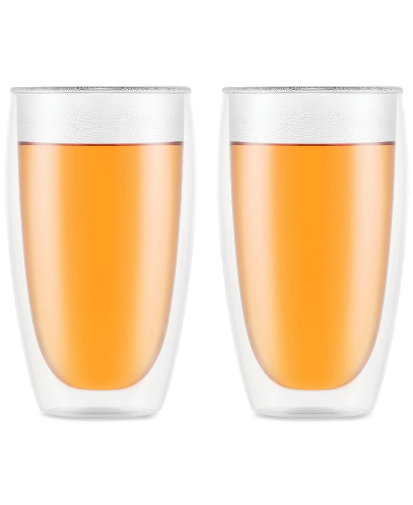 Bodum Pavina Double-Walled Glass Tumblers, Set of 2