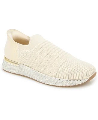 Kenneth Cole Reaction Women's Cameron Ez On Knit Almond Toe Sneakers