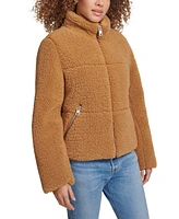 Levi's Women's Stand Collar Sherpa Puffer Jacket