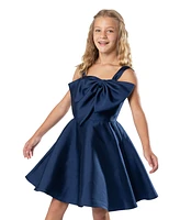 Rare Editions Big Girls Asymmetrical Bow Party Dress