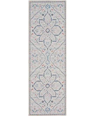 Nicole Curtis Machine Washable Series 1 SR110 2'x6' Runner Area Rug