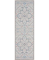 Nicole Curtis Machine Washable Series 1 SR110 2'x6' Runner Area Rug