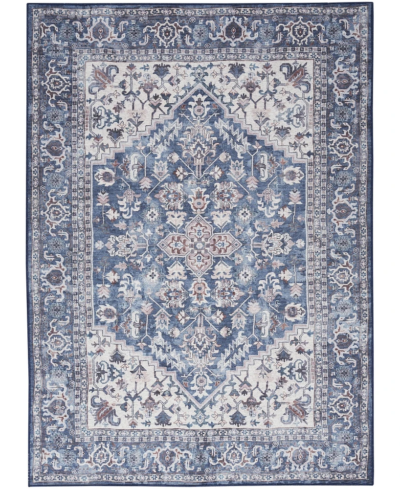 Nicole Curtis Machine Washable Series 1 SR104 7'10''x9'10'' Area Rug