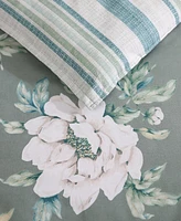 Laura Ashley Wisley Floral Reversible -Pc. Comforter Set