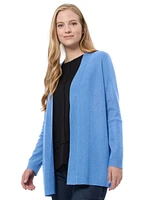 Jones New York Women's Open-Front Ribbed-Edge Cardigan