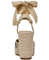 Steve Madden Women's Vero Platform Raffia Wedge Sandals