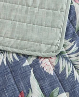 Closeout! Tommy Bahama Home Floral Enchantment Reversible 2-Pc. Quilt Set, Twin