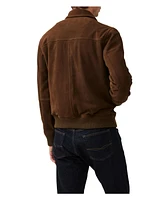 Redvale Sheepskin Suede Bomber Jacket