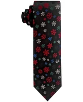 Van Heusen Men's Snowflake-Pattern Tie