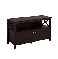 Yaheetech Improved Quality Tv Stand with 2 Storage Doors