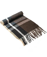 Alpine Swiss Men's Scarf Soft 80 Inch Long Warm Scarves Plaids Winter Shawl