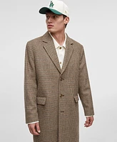 Mode of One Men's Houndstooth Top Coat, Exclusively at Macy's