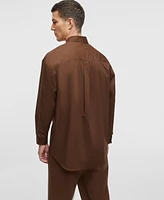 Mode of One Men's Long-Sleeve Button-Front Utility Shirt, Exclusively at Macy's
