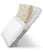 Cheer Collection Dual-Sided Sleeping Pillow with Memory Foam, Standard