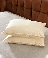 Cheer Collection Soft and Airy Cotton Kapok 2-Pack Pillows