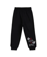 Disney Little Boys Winnie the Pooh Mickey Mouse Nightmare Before Christmas Toy Story Fleece Sweatshirt and Jogger Pants Outfit Set