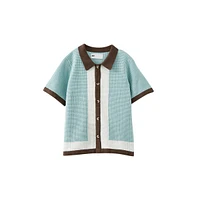 Cotton On Boys Knitted Short Sleeve Shirt