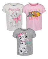 Disney Baby Girls The Aristocats Marie 3 Pack Pullover T-Shirts