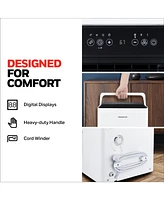 Honeywell 2024 New! 50-Pint Energy Star Dehumidifier with Pump for 4,000 Sq Ft – Laundry Mode, Auto