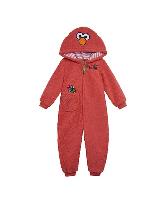 Sesame Street Cozy Sherpa Zip Up Cosplay Costume Coverall