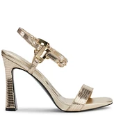 Karl Lagerfeld Paris Women's Cybil Ankle Strap Dress Sandals