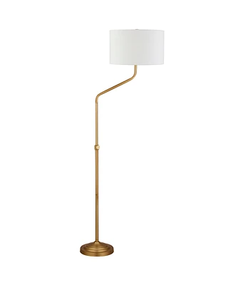 Hudson & Canal 66" Metal Callum Height-Adjustable Floor Lamp