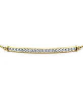 Giani Bernini Cubic Zirconia Bar Bolo Bracelet, Created for Macy's