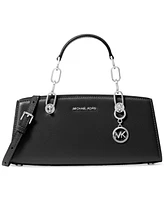 Michael Kors Cynthia Small East West Leather Satchel