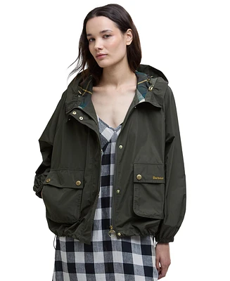 Barbour Women's Mae Hooded Showerproof Blouson Jacket