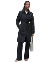 Barbour Women's Maia Belted Showerproof Trench Coat