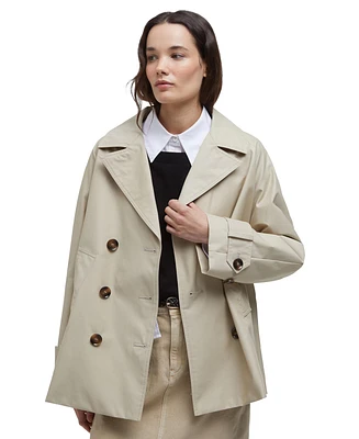 Barbour Women's Maisy Short Double-Breasted Trench Coat