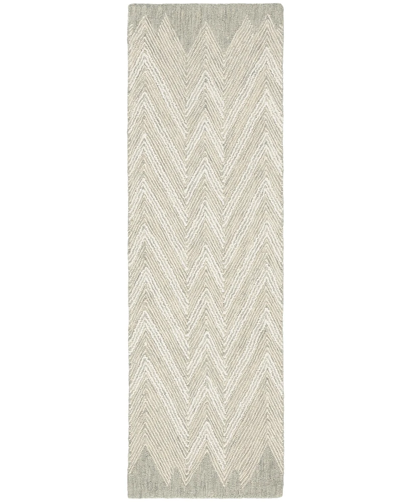 Nourison Home Interlock ITL04 2'3"x7'6" Runner Area Rug