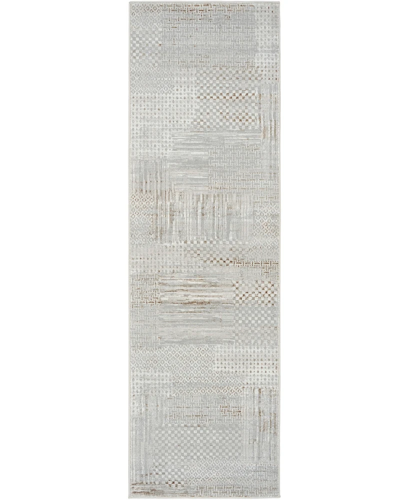 Nourison Home Glitz GLZ09 2'3"x7'6" Runner Area Rug