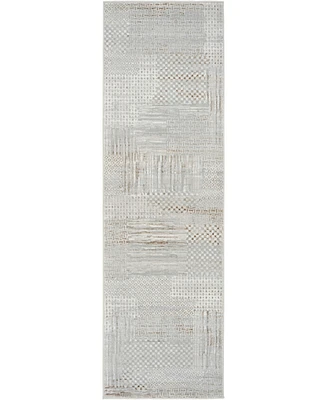 Nourison Home Glitz GLZ09 2'3"x7'6" Runner Area Rug