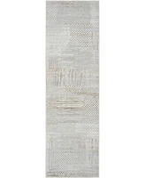 Nourison Home Glitz GLZ09 2'3"x7'6" Runner Area Rug