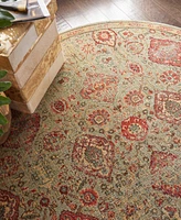 Nourison Home Somerset ST90 5'6"x5'6" Round Area Rug