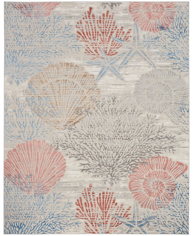 Nourison Home Seaside SDS04 7'10"x9'10" Area Rug