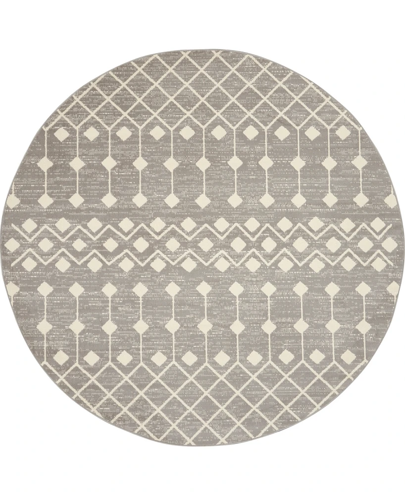 Nourison Home Grafix GRF37 8'x8' Round Area Rug