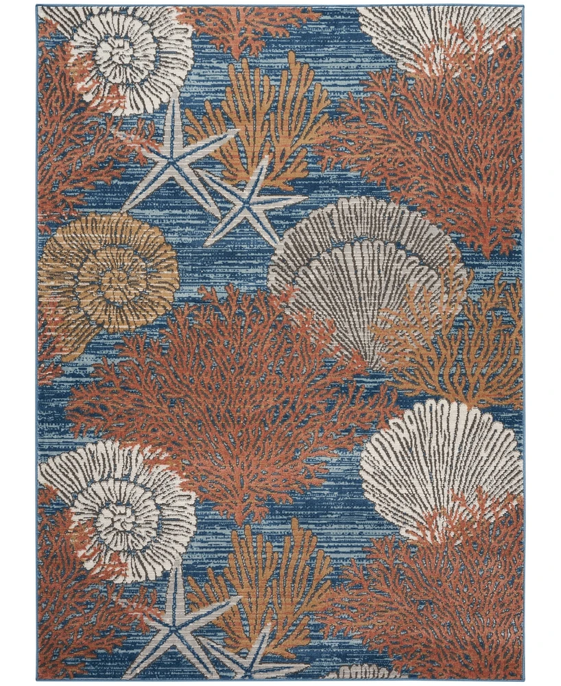 Nourison Home Seaside SDS04 5'3"x7'3" Area Rug