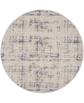 Nourison Home Rustic Textures RUS06 5'3"x5'3" Round Area Rug