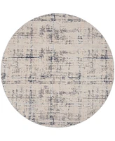 Nourison Home Rustic Textures RUS06 5'3"x5'3" Round Area Rug