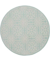 Nourison Home Jubilant JUB06 5'3"x5'3" Round Area Rug