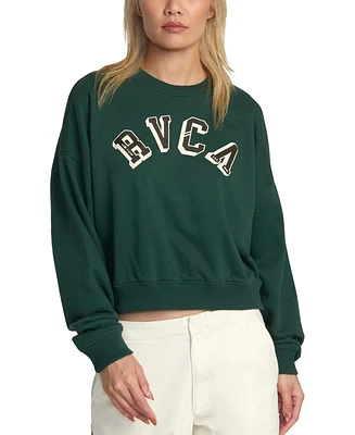 Rvca Juniors' Ivy League Fleece Crewneck Sweatshirt